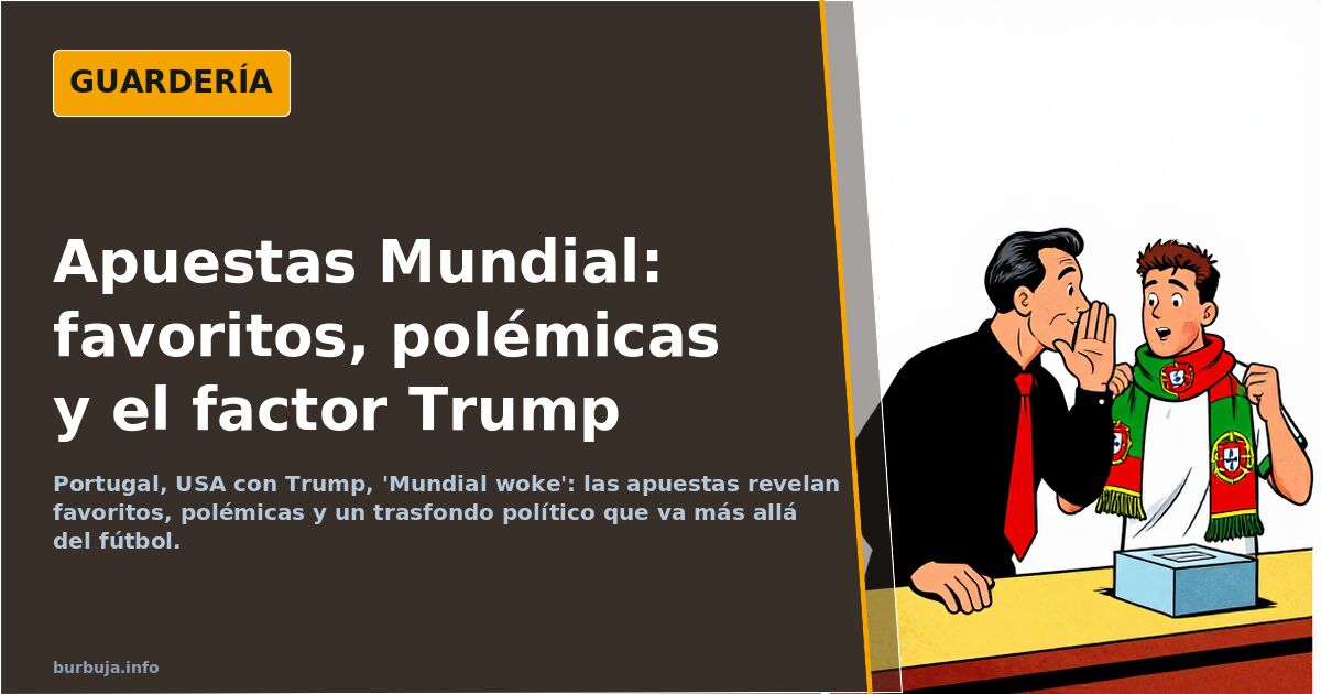 Apuestas Mundial: favoritos, polémicas y el factor Trump