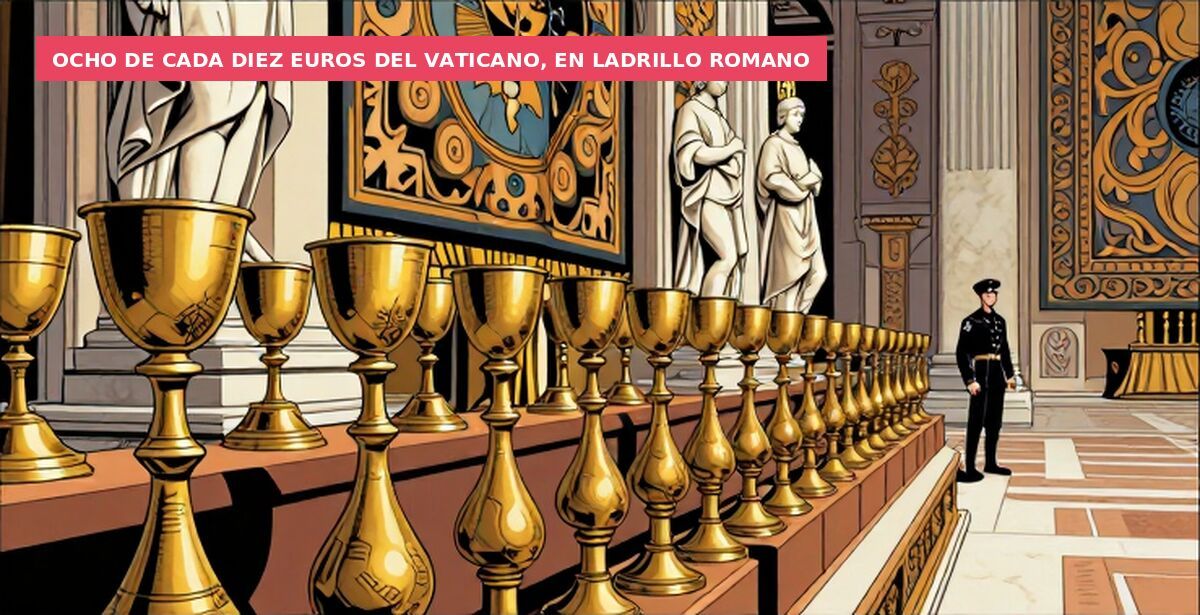 Ocho de cada diez euros del Vaticano, en ladrillo romano