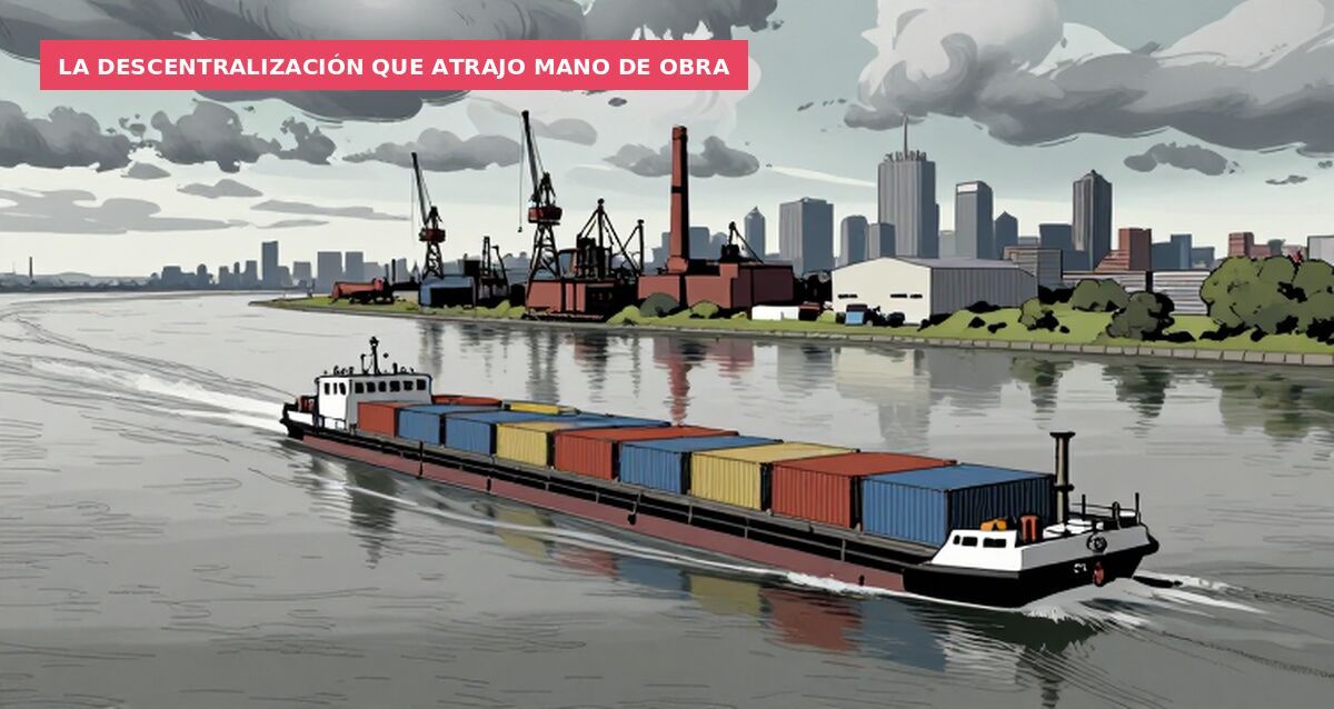 La descentralización que atrajo mano de obra