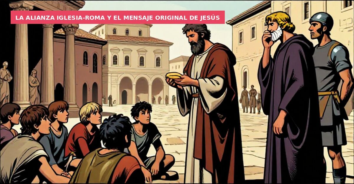 La alianza Iglesia-Roma y el mensaje original de Jesús