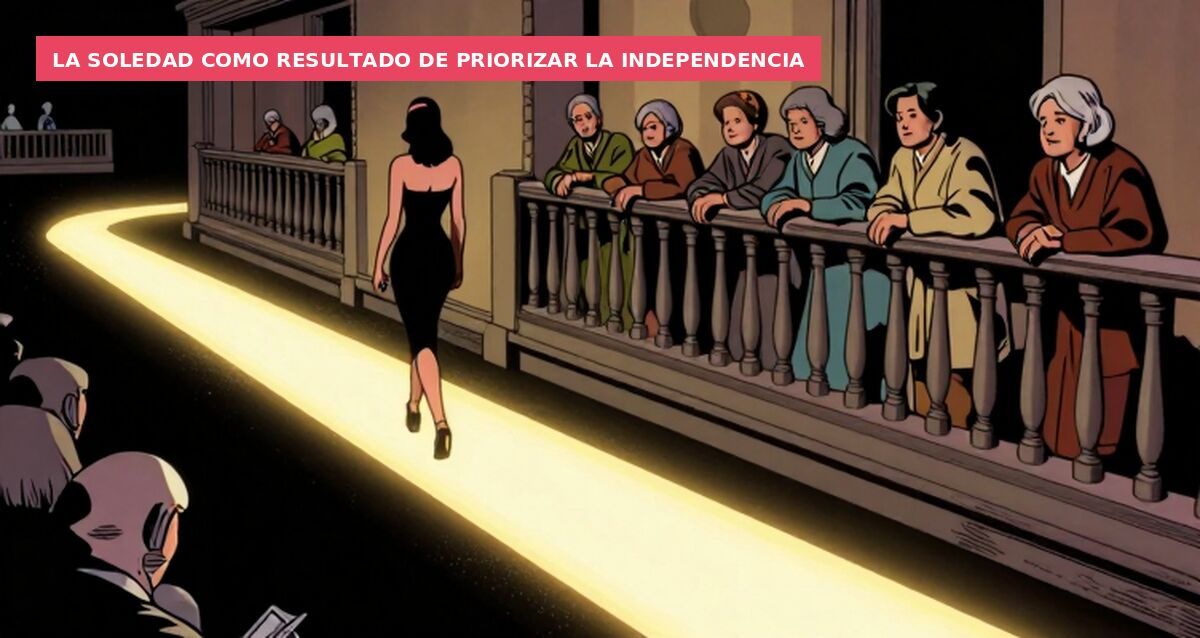 La soledad como resultado de priorizar la independencia