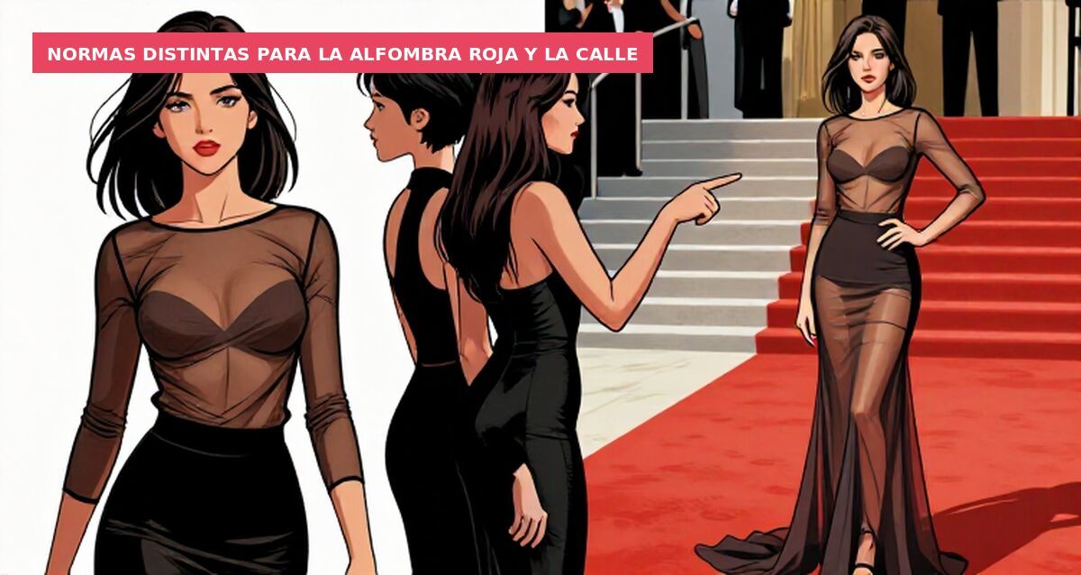 Normas distintas para la alfombra roja y la calle