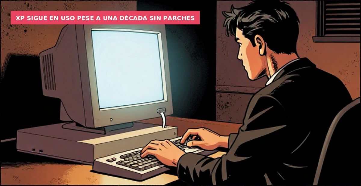 XP sigue en uso pese a una década sin parches