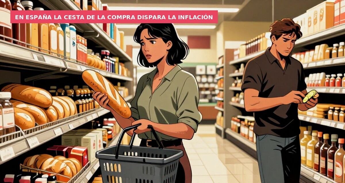 En España la cesta de la compra dispara la inflación