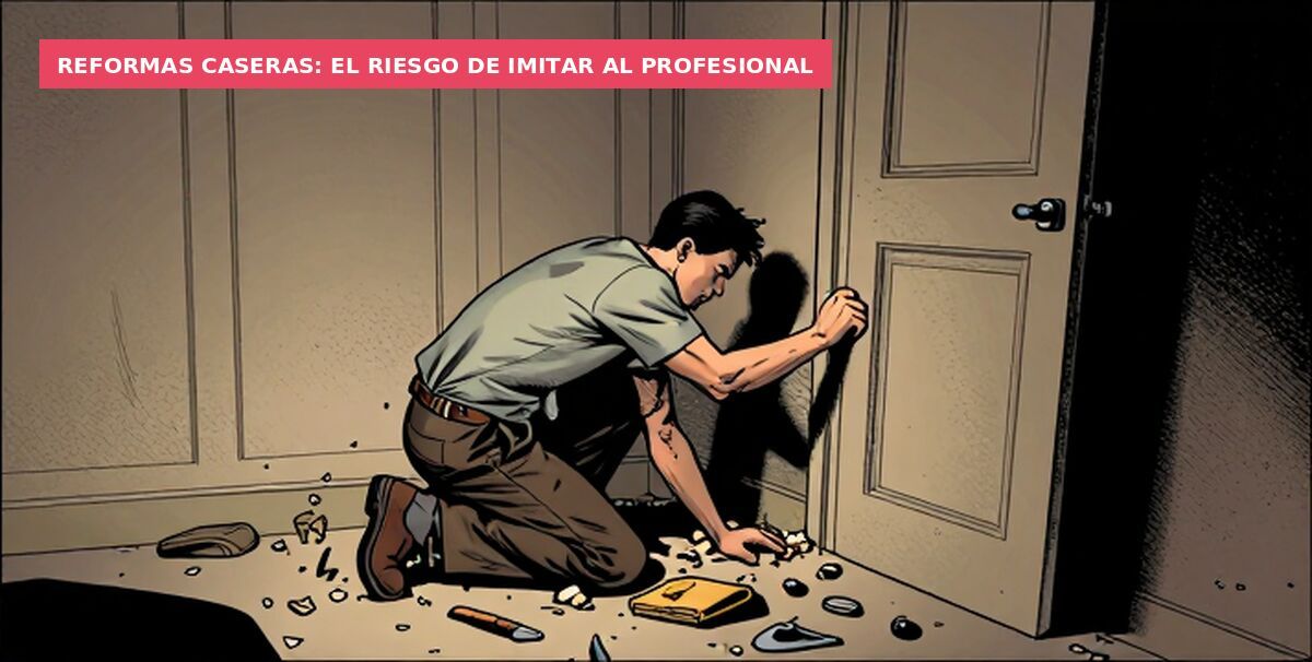 Reformas caseras: el riesgo de imitar al profesional