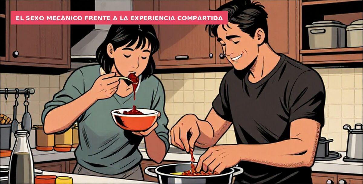 El sexo mecánico frente a la experiencia compartida