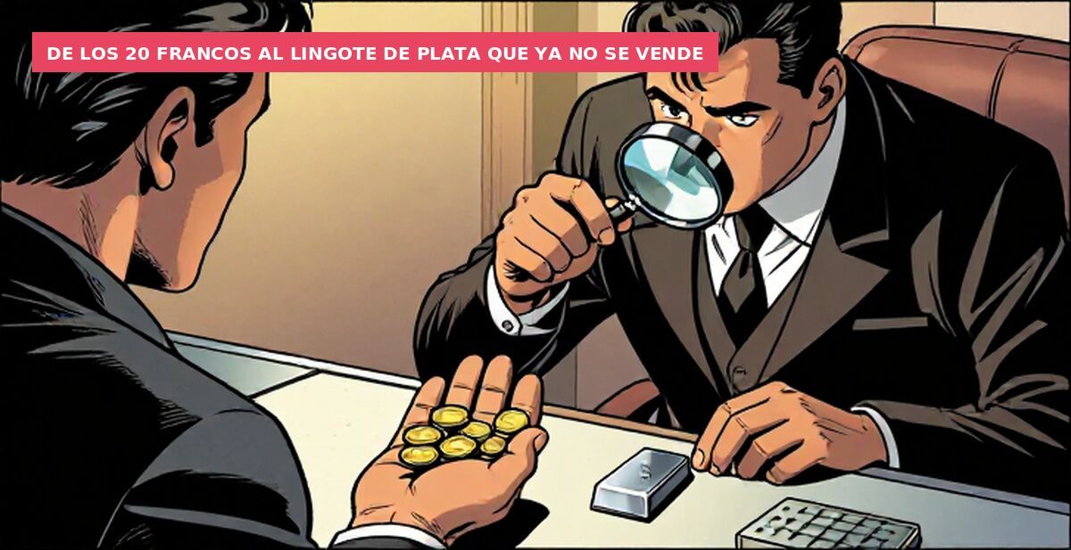 De los 20 francos al lingote de plata que ya no se vende
