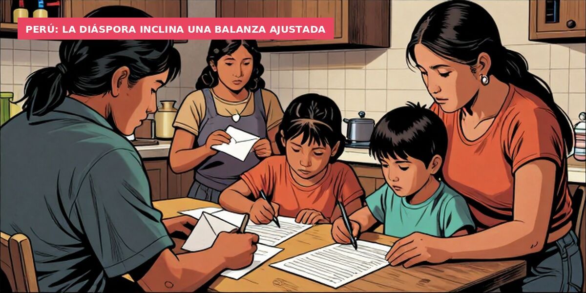 Perú: la diáspora inclina una balanza ajustada