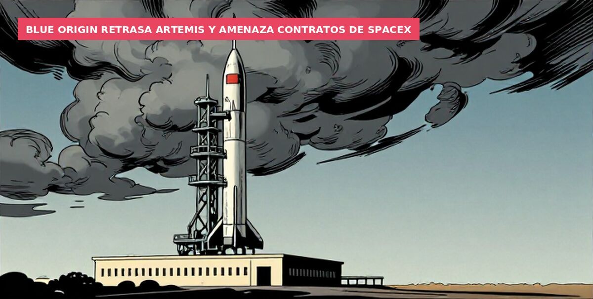 Blue Origin retrasa Artemis y amenaza contratos de SpaceX