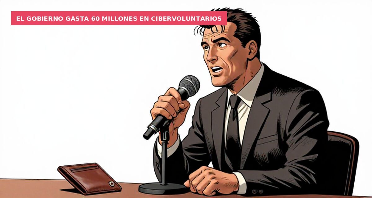 El Gobierno gasta 60 millones en cibervoluntarios