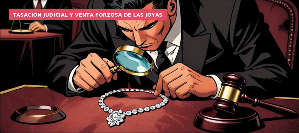 Tasación judicial y venta forzosa de las joyas