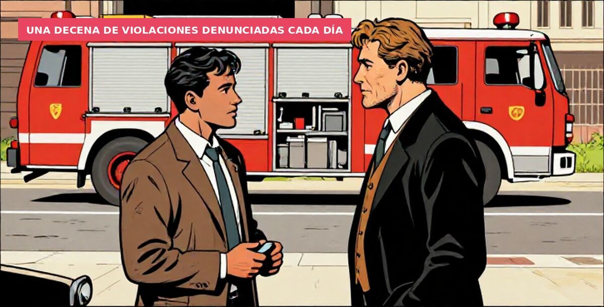 Una decena de violaciones denunciadas cada día