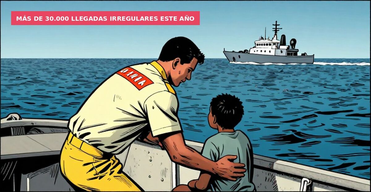 Más de 30.000 llegadas irregulares este año
