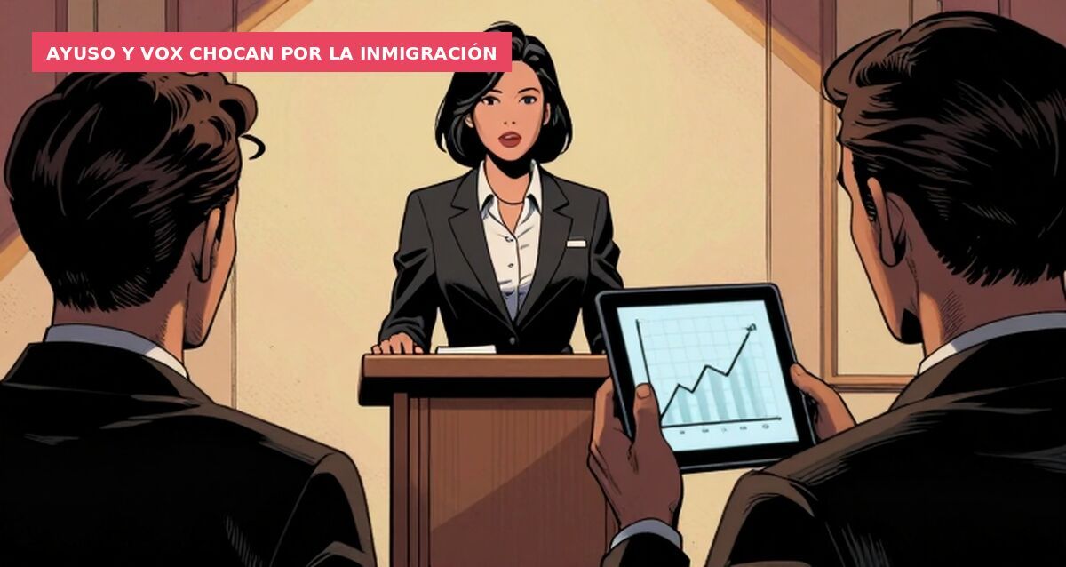 Ayuso y Vox chocan por la inmigración