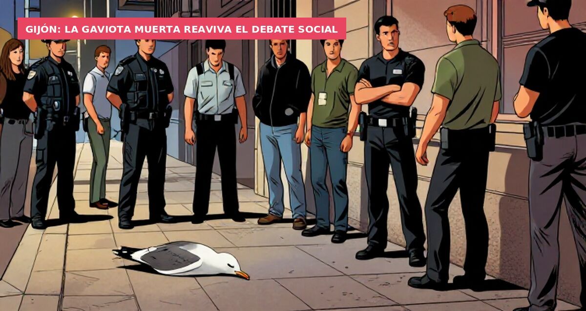 Gijón: la gaviota muerta reaviva el debate social