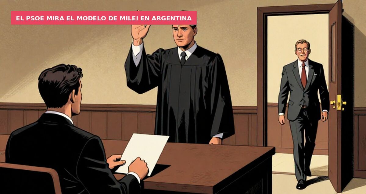 El PSOE mira el modelo de Milei en Argentina