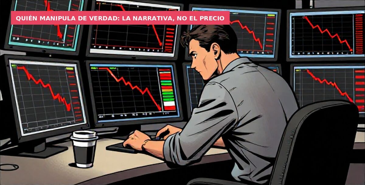 Quién manipula de verdad: la narrativa, no el precio