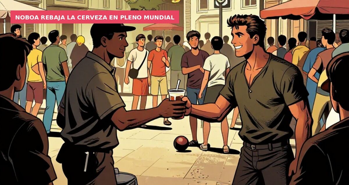 Noboa rebaja la cerveza en pleno Mundial