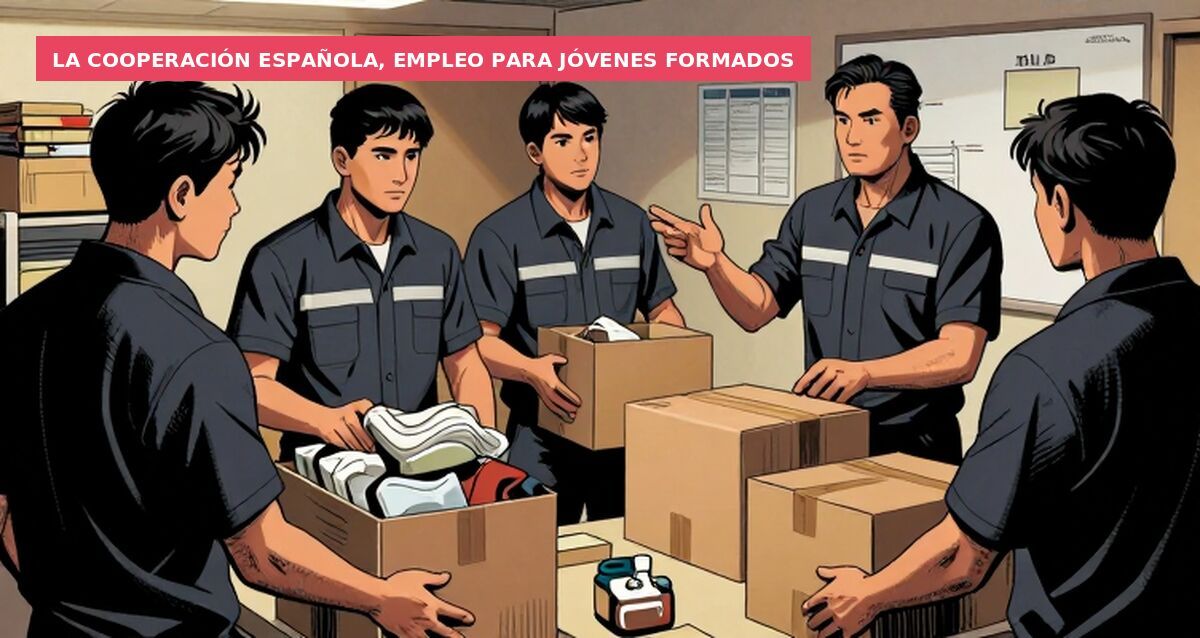 La cooperación española, empleo para jóvenes formados