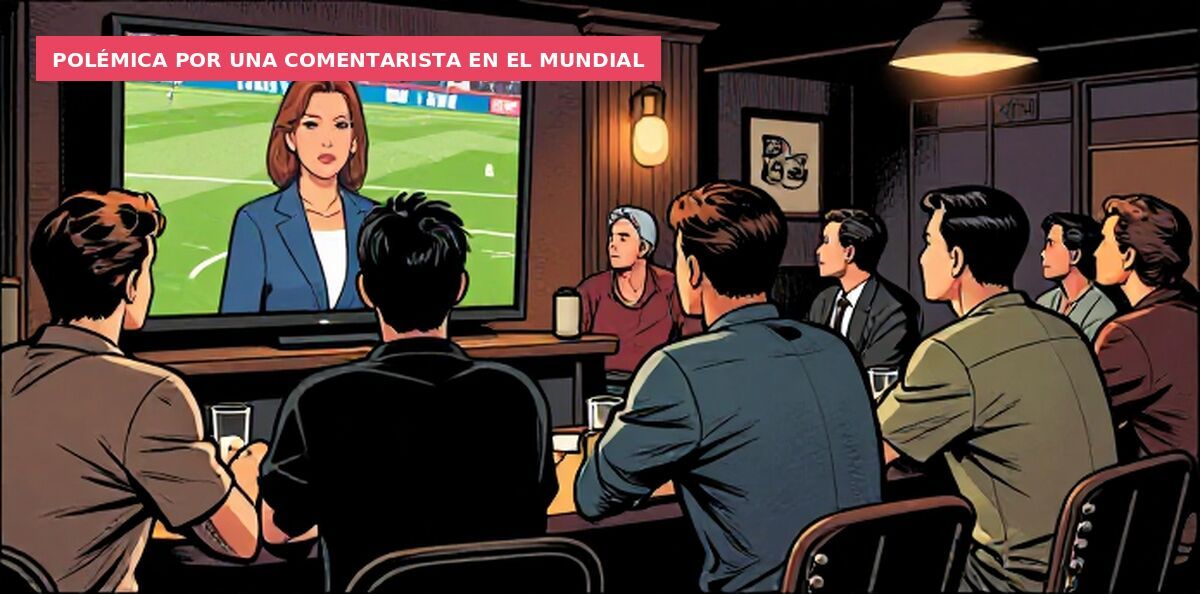 Polémica por una comentarista en el Mundial