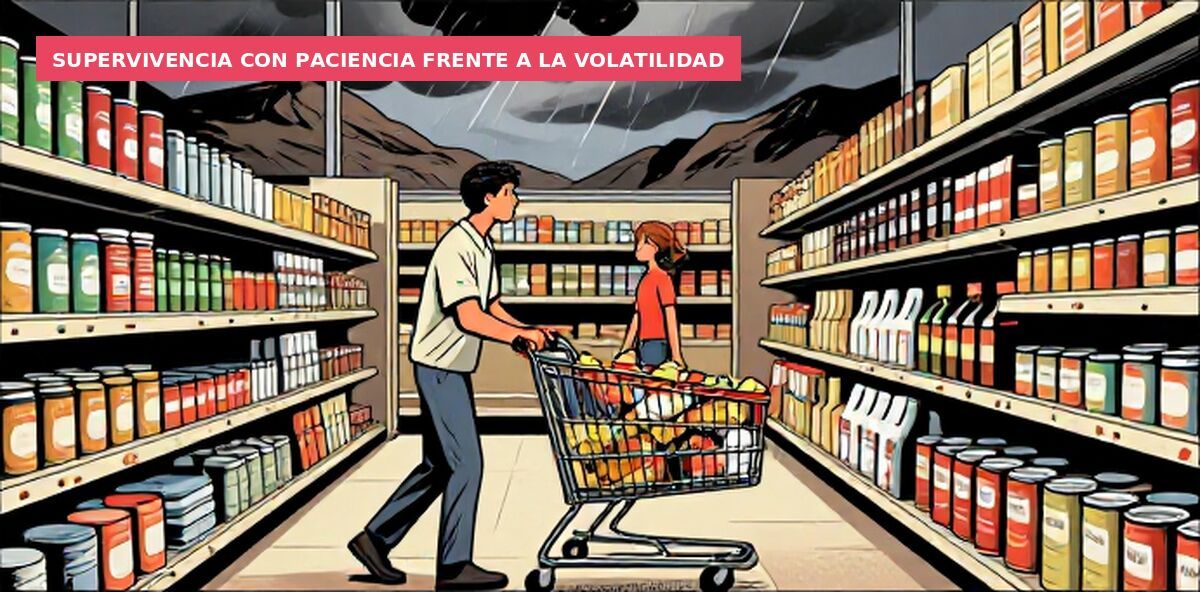 Supervivencia con paciencia frente a la volatilidad