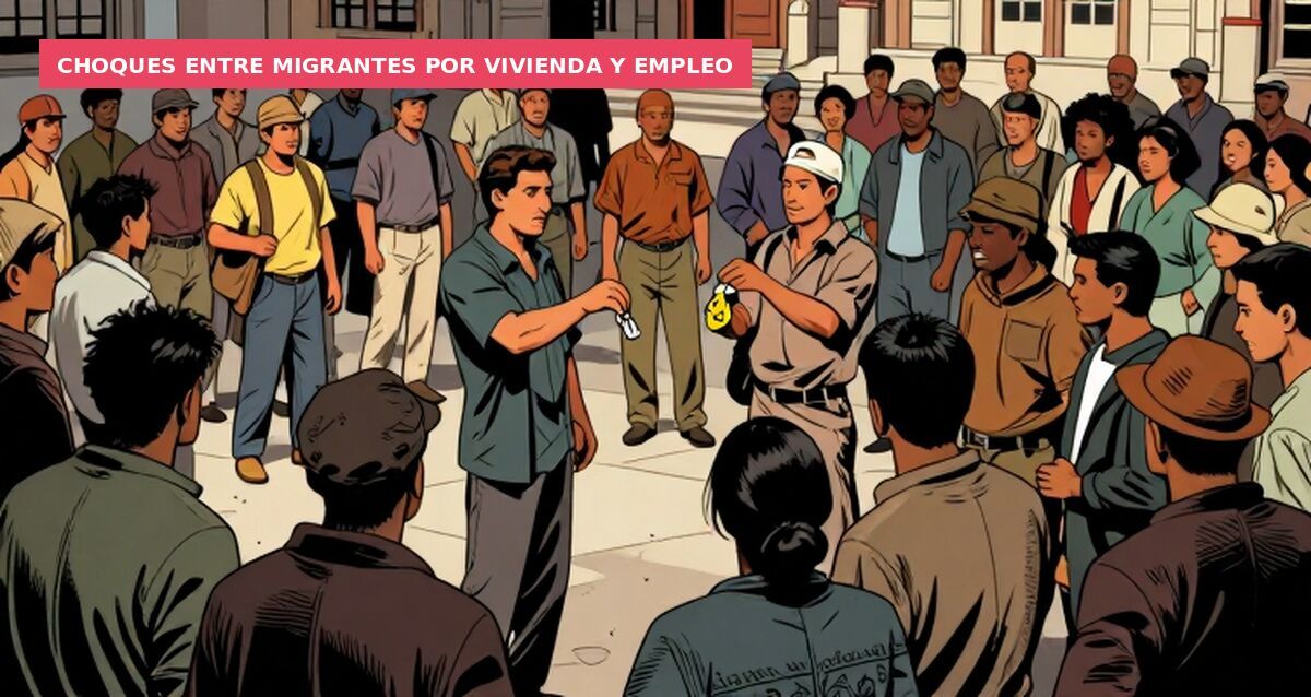 Choques entre migrantes por vivienda y empleo