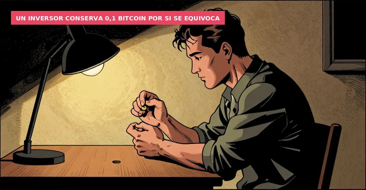 Un inversor conserva 0,1 bitcoin por si se equivoca