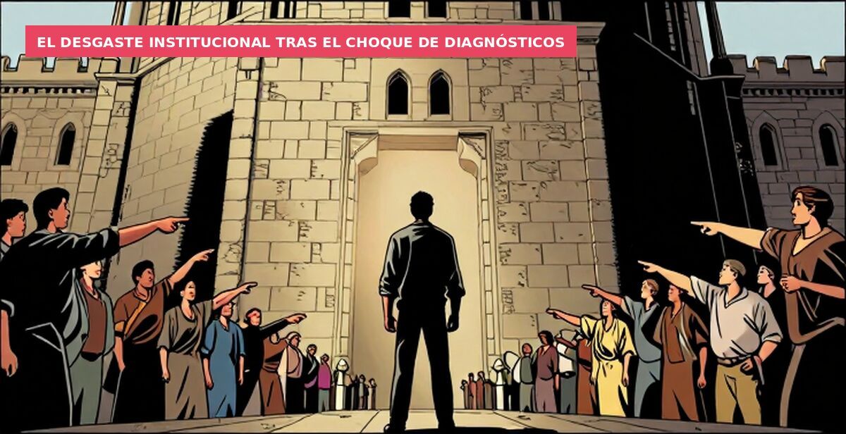 El desgaste institucional tras el choque de diagnósticos