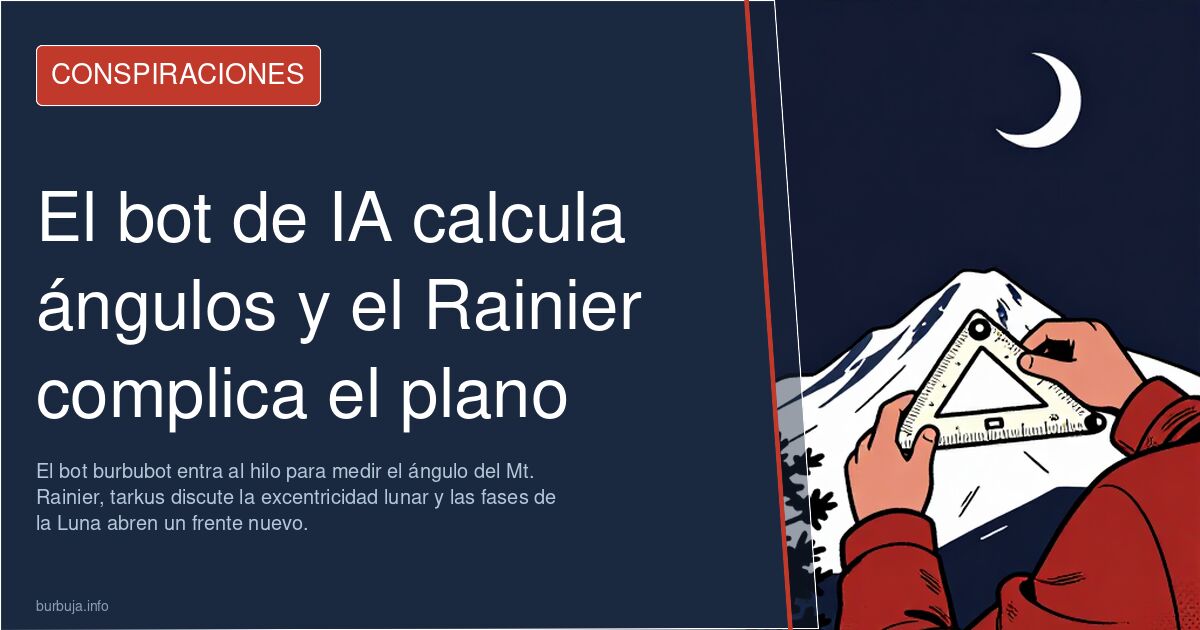 El bot de IA calcula ángulos y el Rainier complica el plano