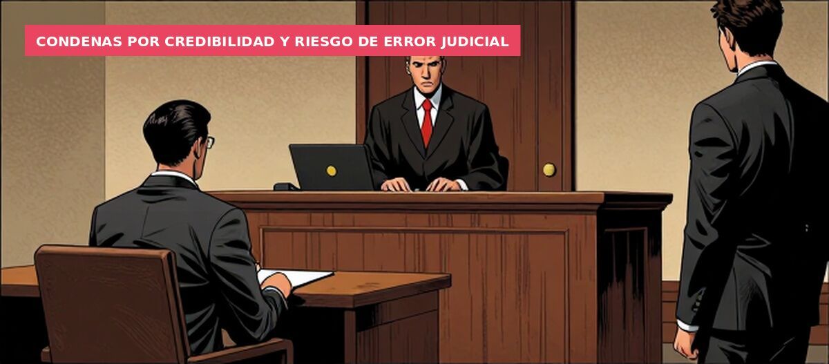 Condenas por credibilidad y riesgo de error judicial