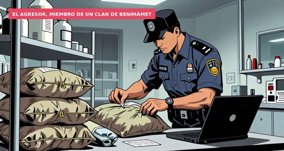 El agresor, miembro de un clan de Benimàmet