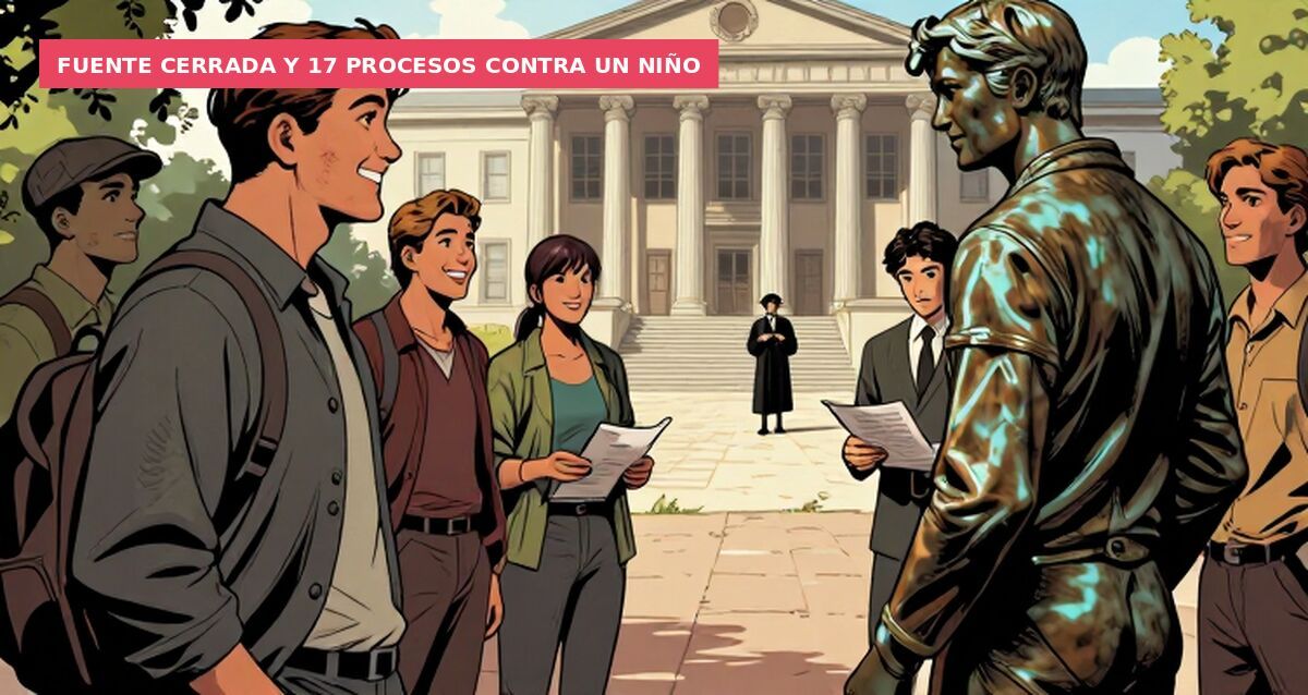 Fuente Cerrada y 17 procesos contra un niño