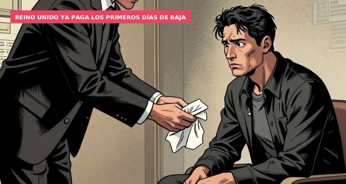 Reino Unido ya paga los primeros días de baja