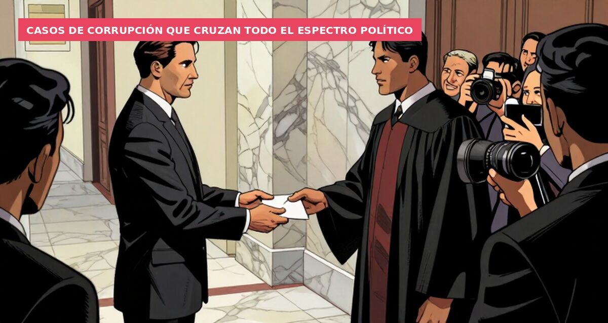Casos de corrupción que cruzan todo el espectro político