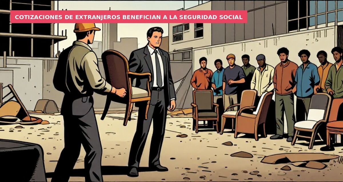 Cotizaciones de extranjeros benefician a la Seguridad Social