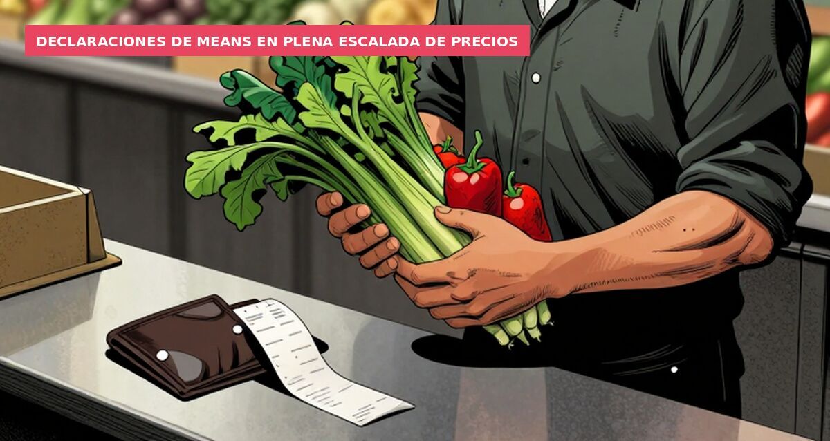 Declaraciones de Means en plena escalada de precios