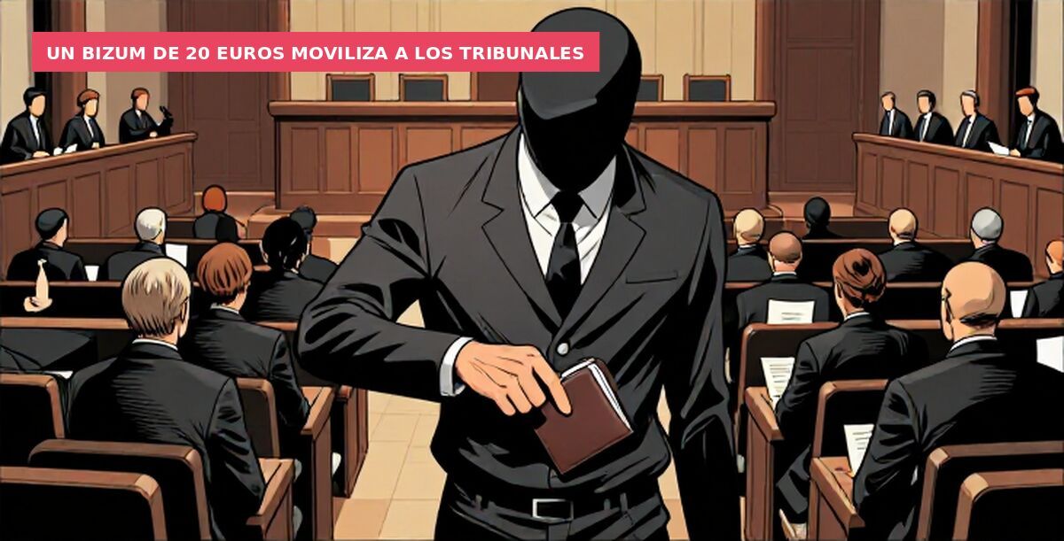 Un Bizum de 20 euros moviliza a los tribunales