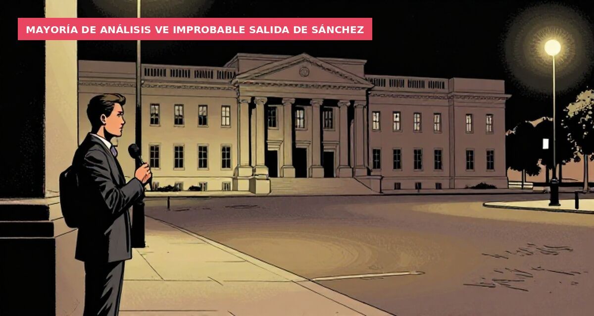 Mayoría de análisis ve improbable salida de Sánchez