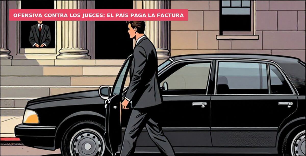 Ofensiva contra los jueces: el país paga la factura