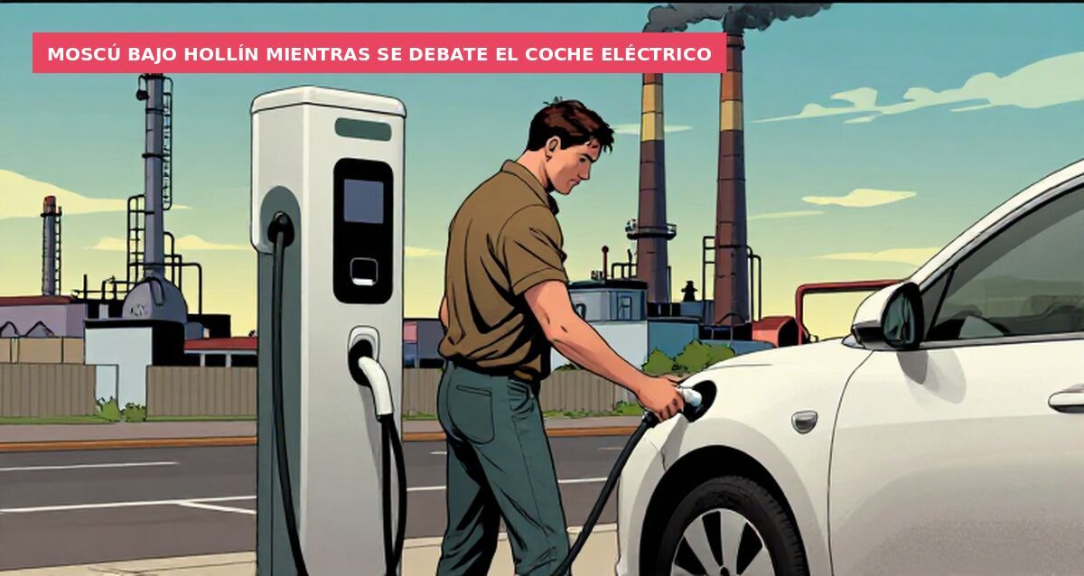 Moscú bajo hollín mientras se debate el coche eléctrico