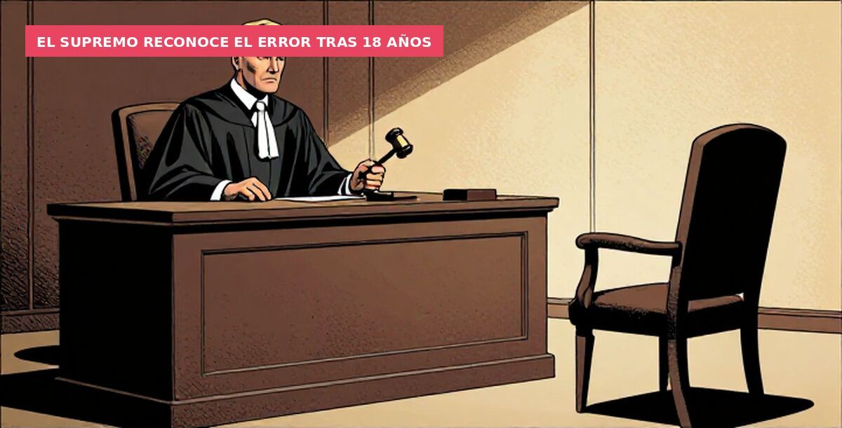 El Supremo reconoce el error tras 18 años