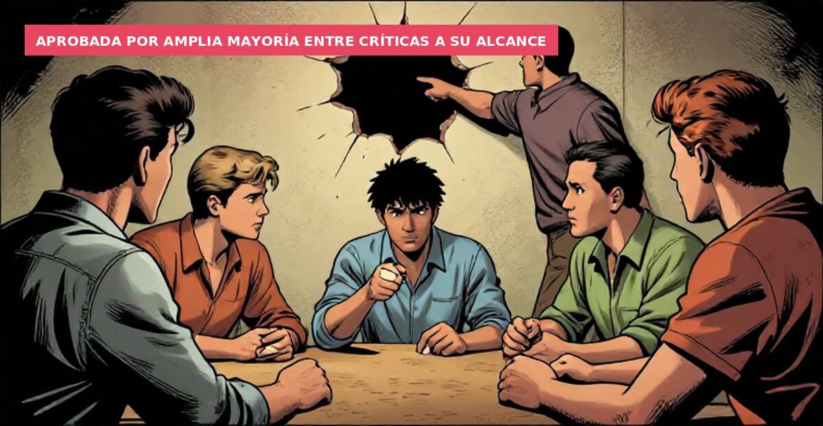 Aprobada por amplia mayoría entre críticas a su alcance