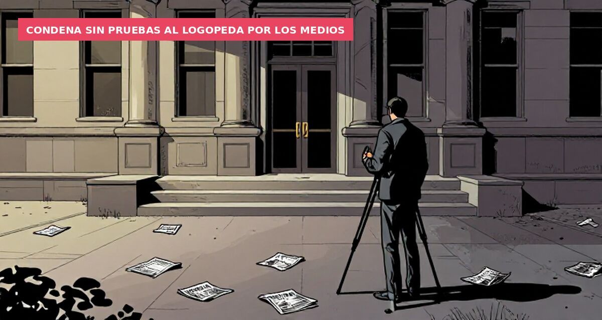 Condena sin pruebas al logopeda por los medios