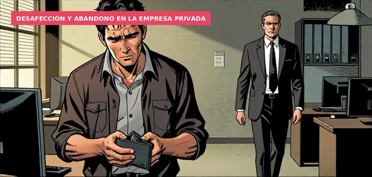 Desafección y abandono en la empresa privada