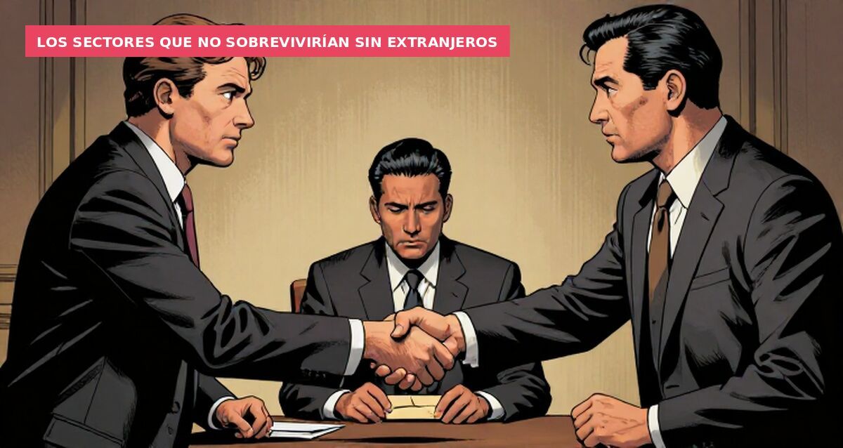 Los sectores que no sobrevivirían sin extranjeros