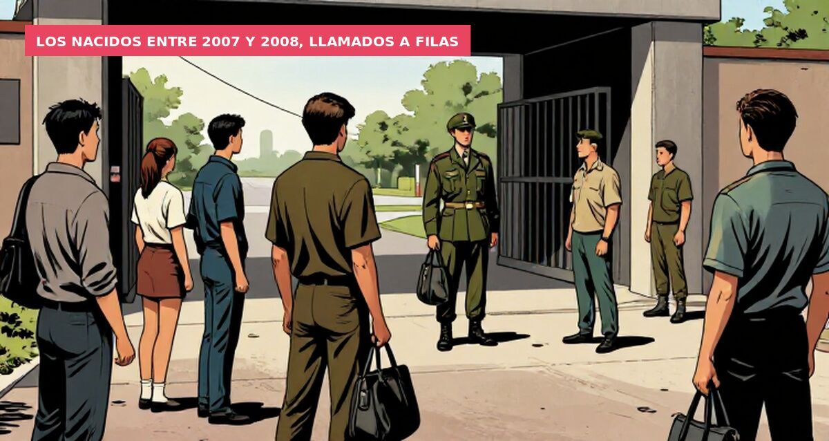 Los nacidos entre 2007 y 2008, llamados a filas