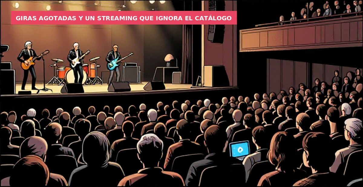 Giras agotadas y un streaming que ignora el catálogo