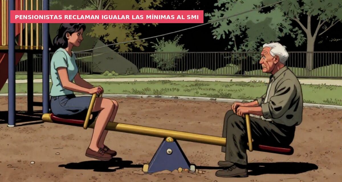 Pensionistas reclaman igualar las mínimas al SMI