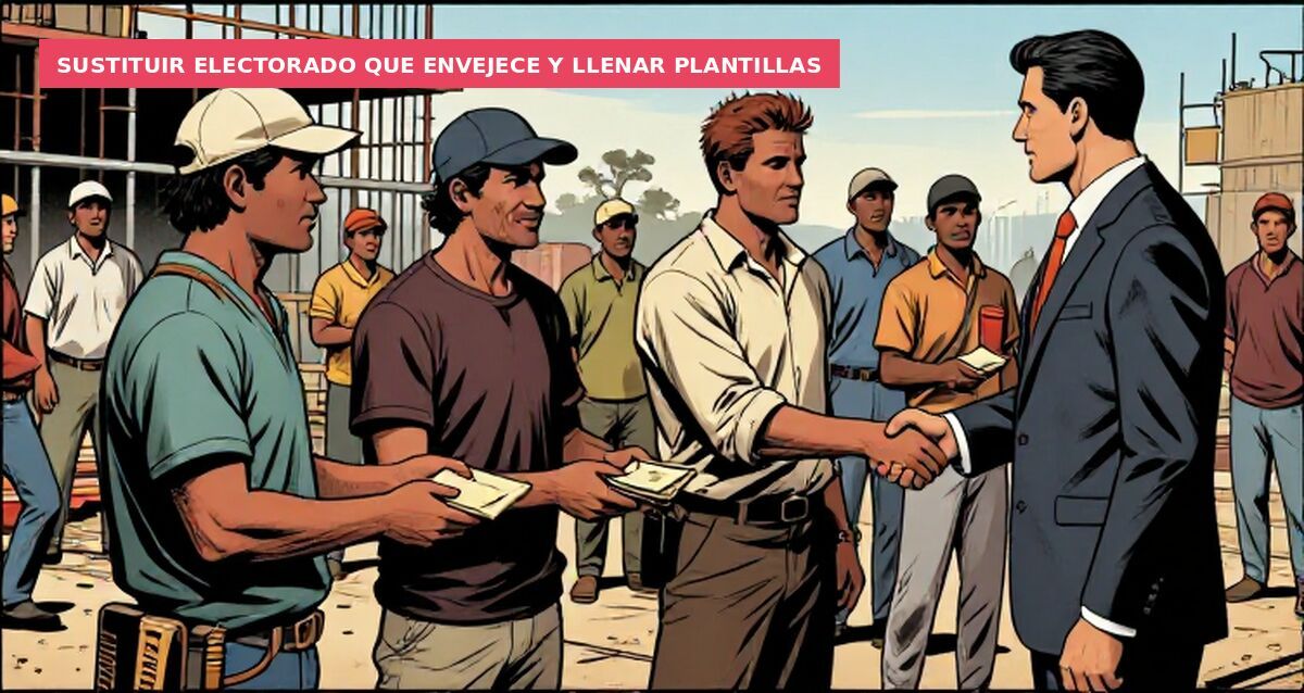 Sustituir electorado que envejece y llenar plantillas