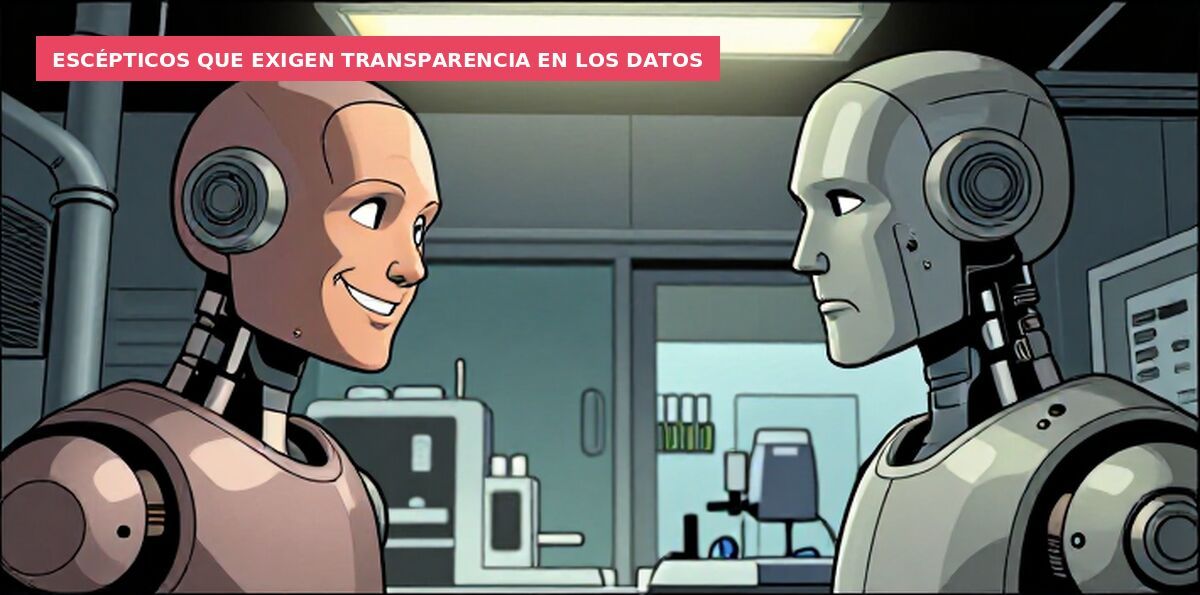 Escépticos que exigen transparencia en los datos